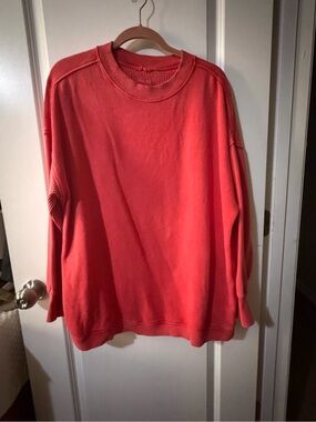 aerie Coral Crewneck Sweatshirt